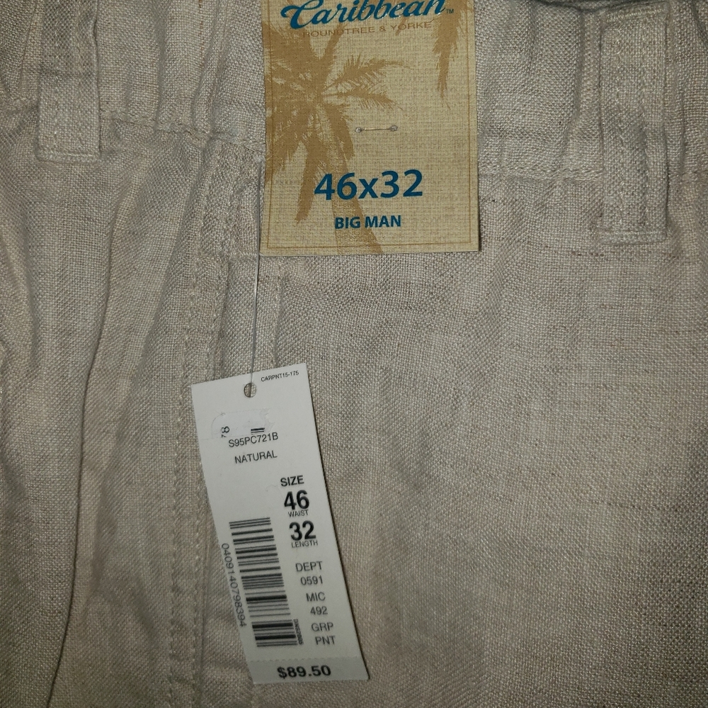New w/tags Roundtree & Yorke Caribbean 46 X 32